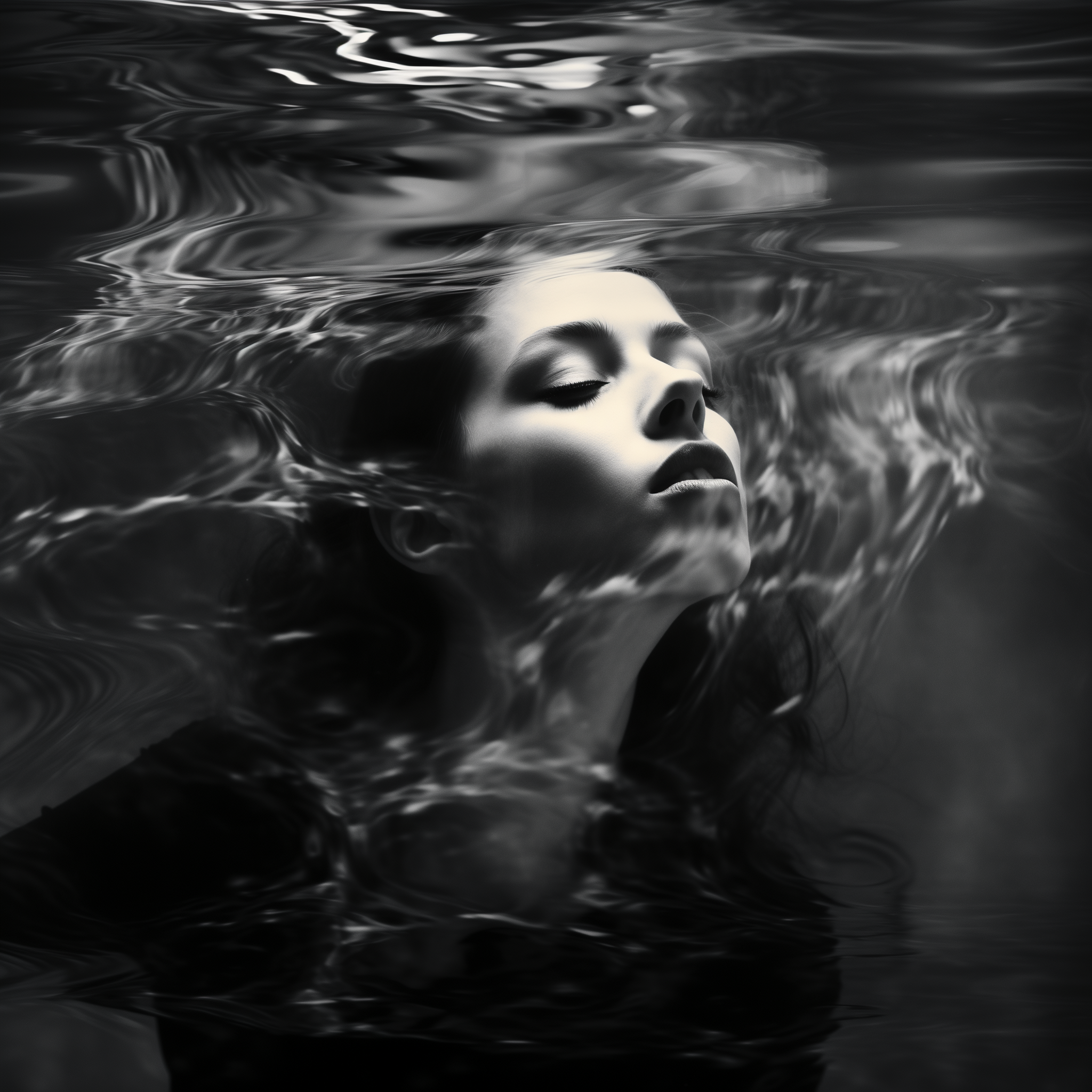 fotofinis_black_and_white_photograph_of_a_woman_underwater_in_t_98e281fa-c58c-445d-ae8d-0fa89caff497
